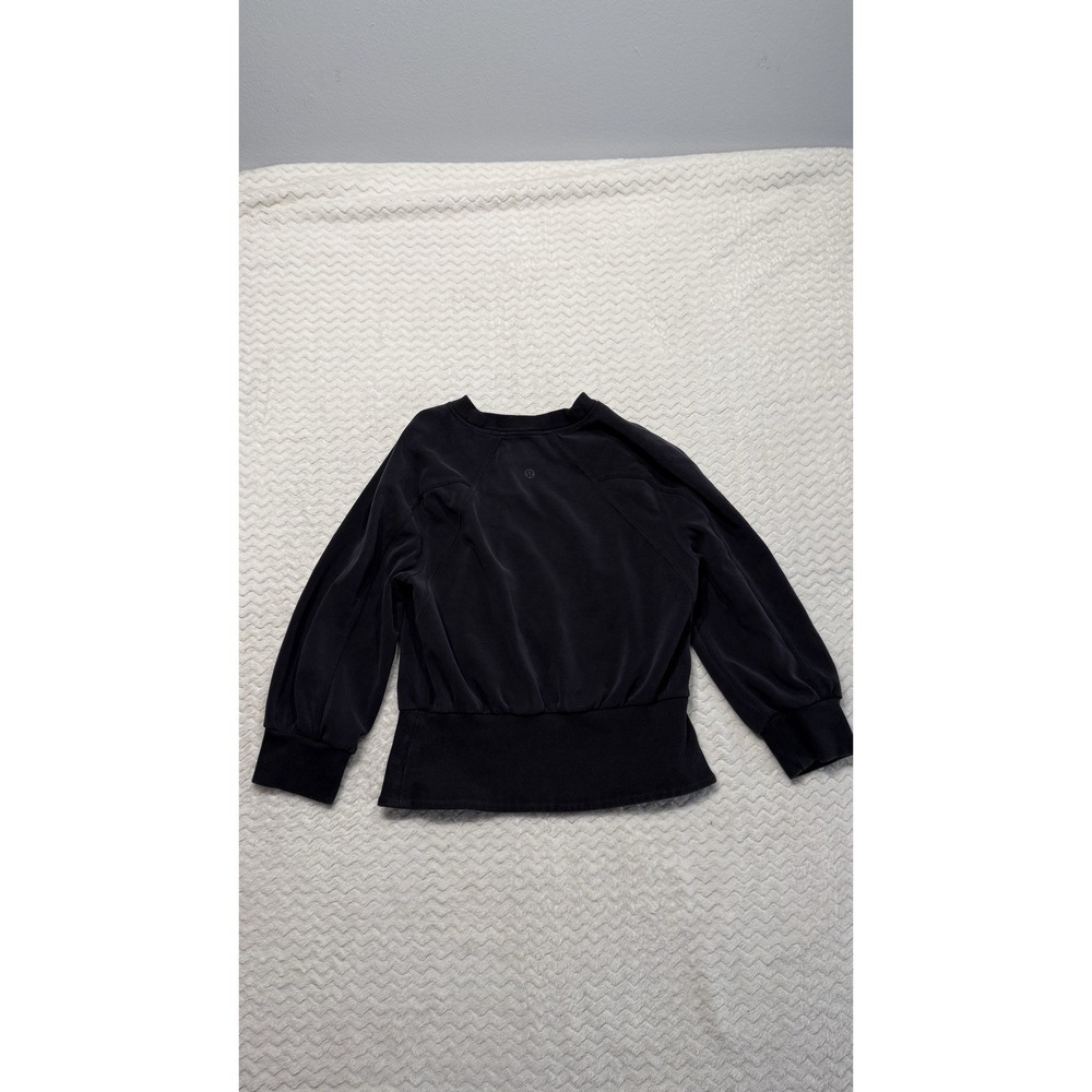 Lululemon Women's Softstreme Ribbed-Hem Pullover black Size 4